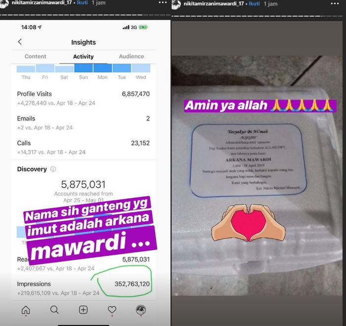 Nama anak Nikita Mirzani