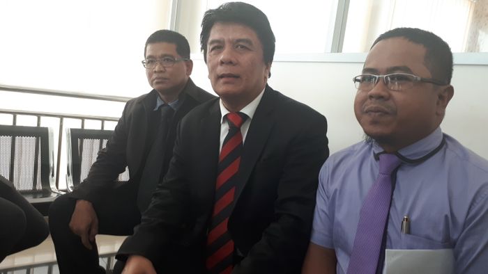 Jaswin Damanik, kuasa hukum Steve Emmanuel, ketika ditemui Grid.ID di Pengadilan Negeri Jakarta Barat, Kamis (2/5/2019).