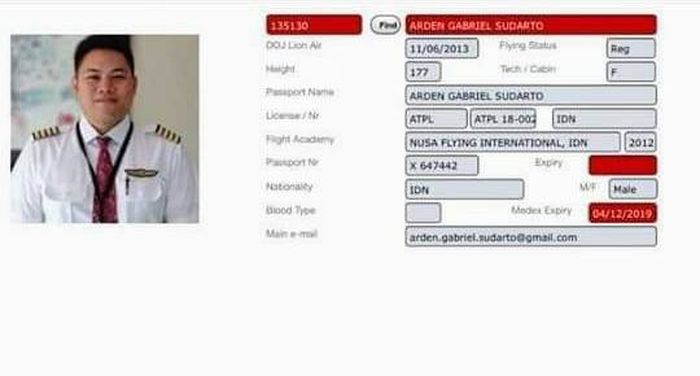 Identitas diduga pilot pelaku penganiayaan pegawai hotel.