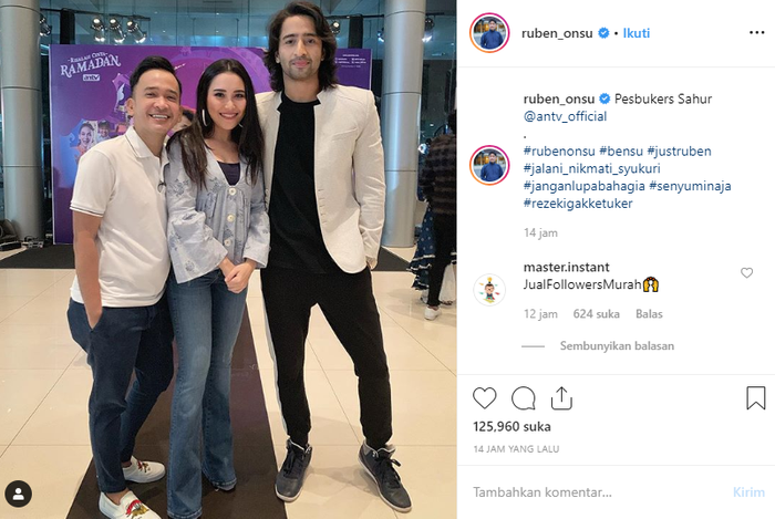 Unggahan Ruben Onsu