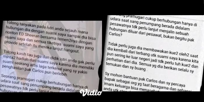 Isi email yang diterima Yama Carlos