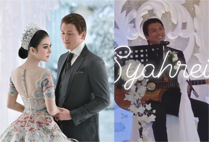 Tak menyangka dinyanyikan lagu romantis, Syahrini sebut Reino Barack dulu kaku seperti kanebo kering
