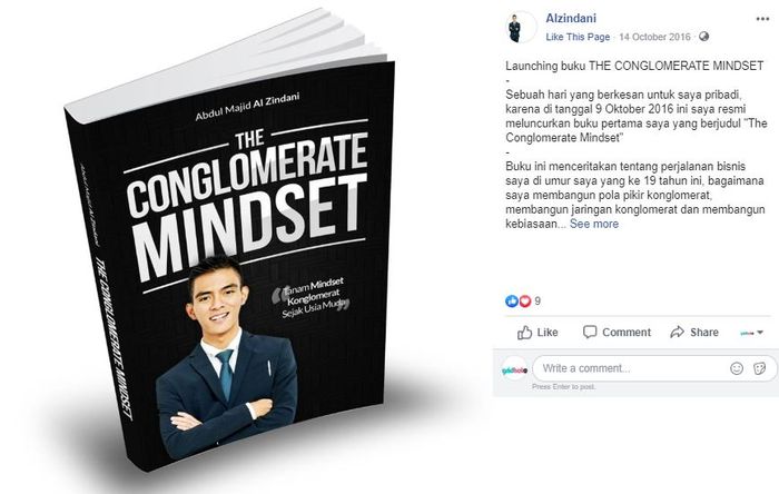 Buku The Conglomerate Mindset karya Alzindani