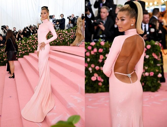 Hailey Bieber di Met Gala 2019