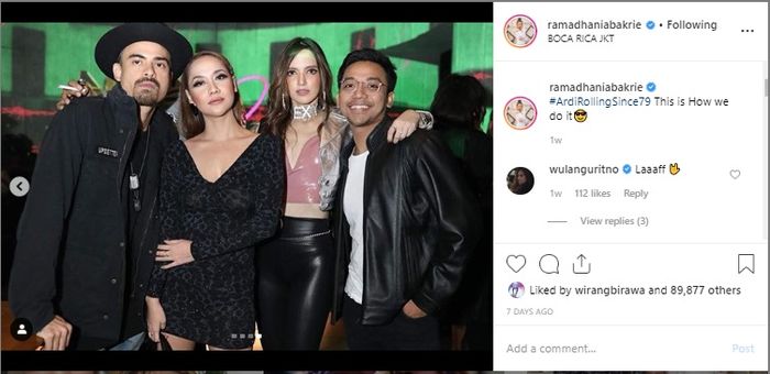 Sosok tangan misterius di foto Nia Ramadhani