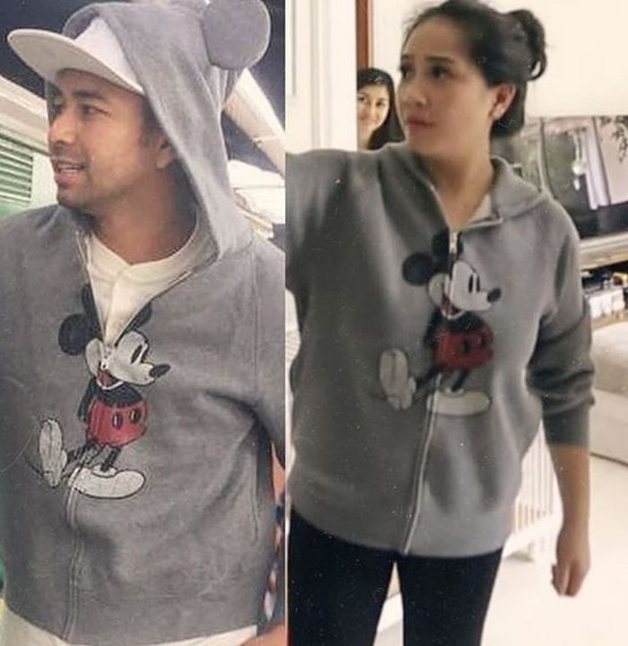Raffi dan Nagita pakai baju yang sama