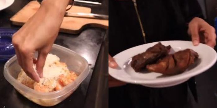 Dua Menu buka puasa untuk Baim Wong