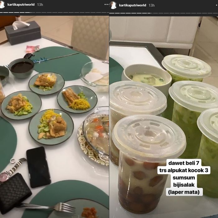 Belanjaan Habib Usman untuk berbuka puasa.