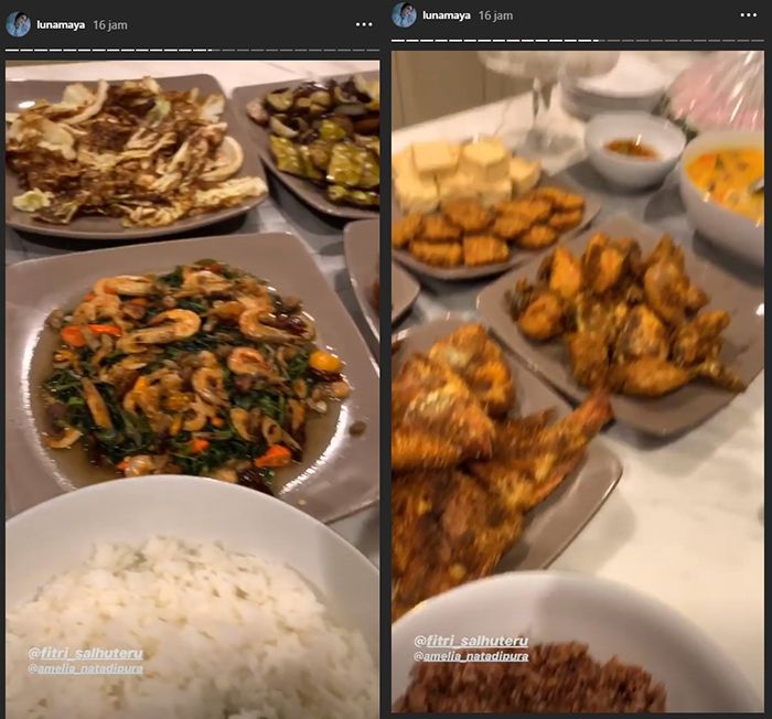 Kontras dengan Syahrini yang Masak Untuk Reino Barack, <a href='https://pontianak.tribunnews.com/tag/luna-maya' title='Luna Maya'>Luna Maya</a> Dibuat Bingung Dengan Menu Buka Puasa
