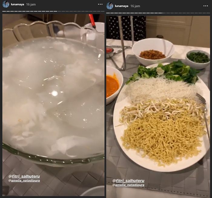 Kontras dengan Syahrini yang Masak Untuk Reino Barack, <a href='https://pontianak.tribunnews.com/tag/luna-maya' title='Luna Maya'>Luna Maya</a> Dibuat Bingung Dengan Menu Buka Puasa