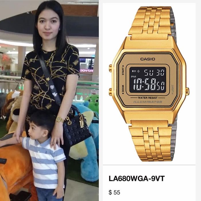 Selvi Ananda saat pakai jam tangan murah