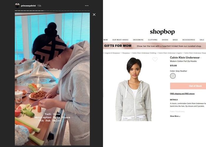 Fashion mewah yang dipakai Syahrini saat siapkan menu buka puasa.