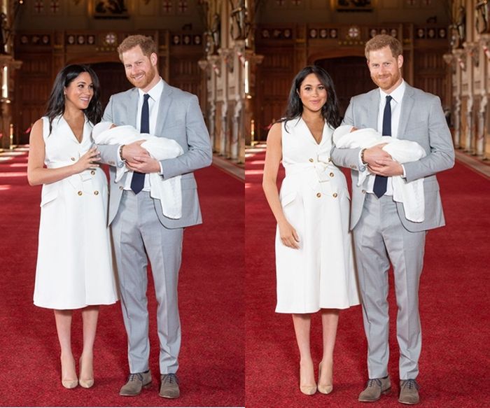 Gaya Meghan Markle Saat Umumkan Anak Pertamanya ke Hadapan Media