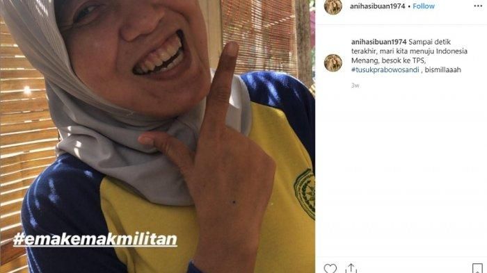 Foto dr Ani Hasibuan yang diunggah di akun instagram. (@anihasibuan1974)