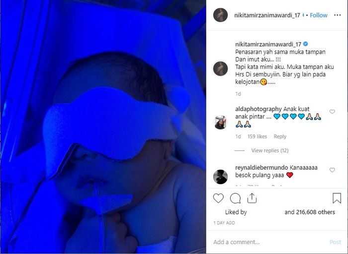 Anak ketiga Nikita Mirzani