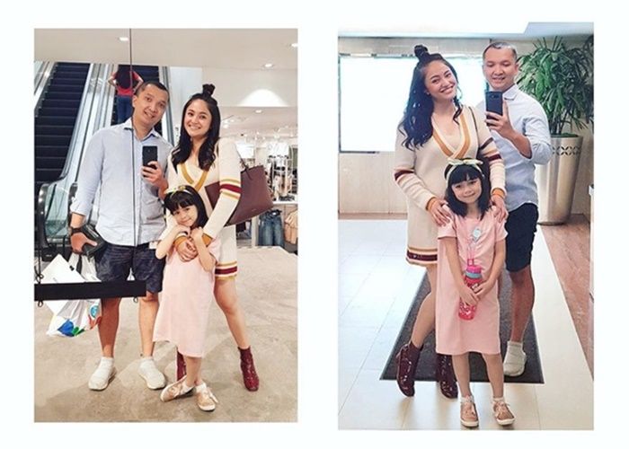 Marshanda foto bersama Sienna dan <a href='https://pontianak.tribunnews.com/tag/erico-mihardja' title='Erico Mihardja'>Erico Mihardja</a>