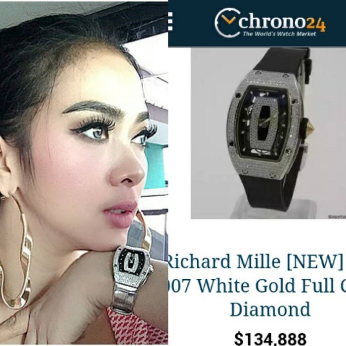 Jam tangan Syahrini capai harga milyaran rupiah