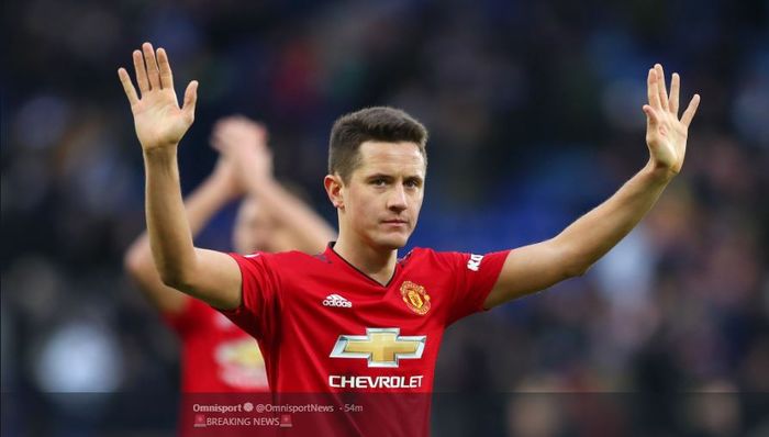 Gelandang asal Spanyol, Ander Herrera, saat masih mengenakan seragam Manchester United.