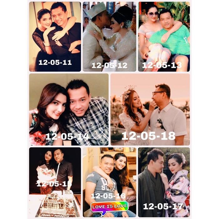 Perjalanan cinta Anang Hermansyah dan Ashanty