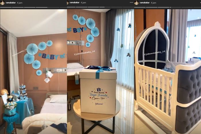 Mewahnya kamar bersalin Tasya Kamila