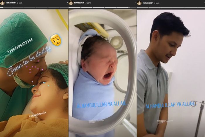 Tasya Kamila melahirkan anak pertamanya