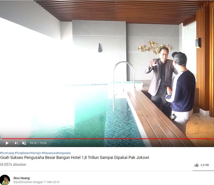 Kolam renang pribadi 