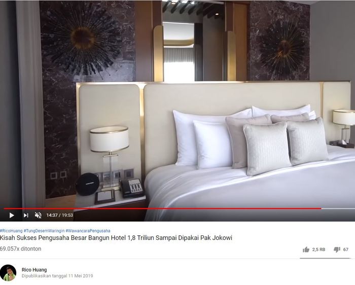 Kamar tidur Presidential Vasa Hotel 