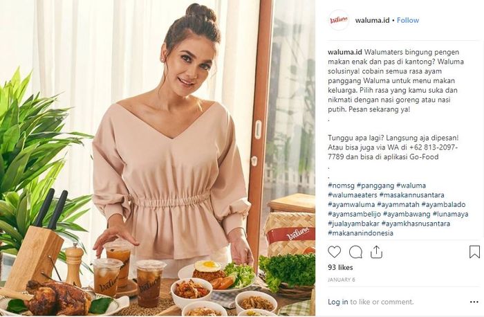 Restoran milik Luna Maya bernama Waluma
