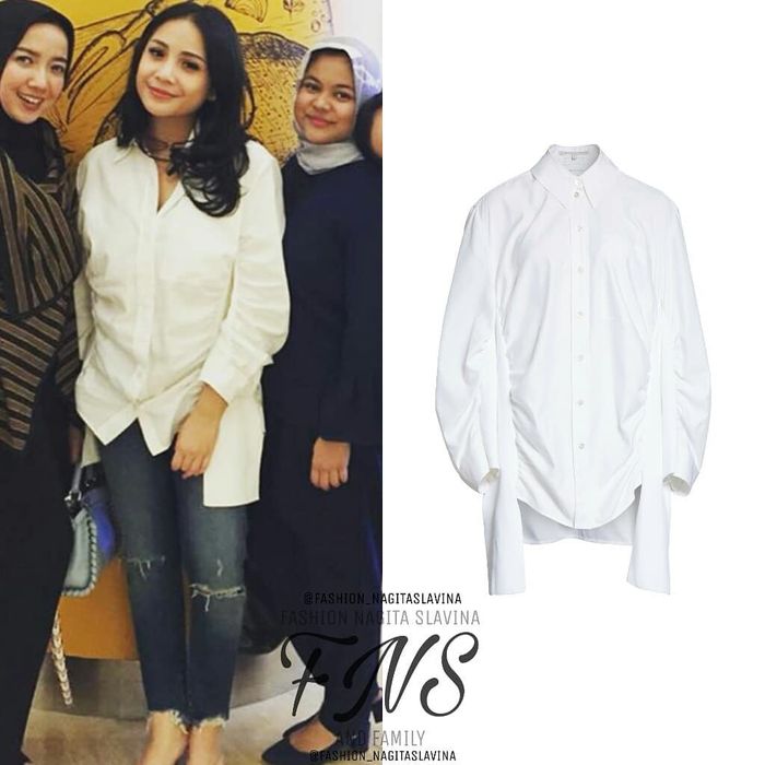 Koleksi Kemeja Nagita Slavina - Stella McCartney