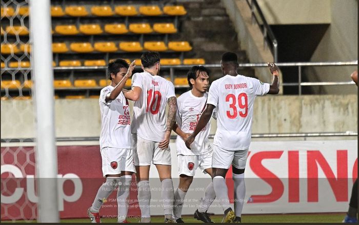 PSM Makassar menang atas Lao Toyota FC dalam partai terakhir fase grup Piala AFC 2019.