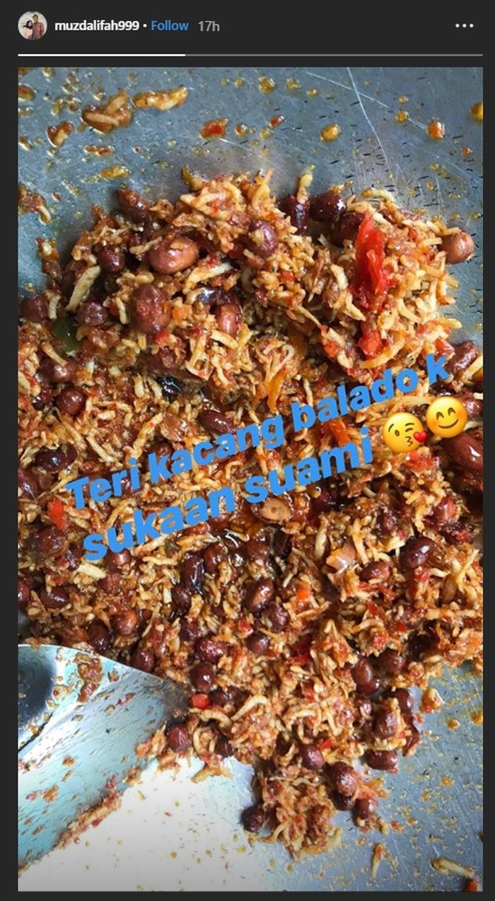 Masakan Muzdalifah untuk Fadel Islami