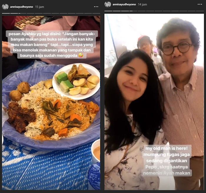 Annisa Pohan bertemu sang ayah di Singapura