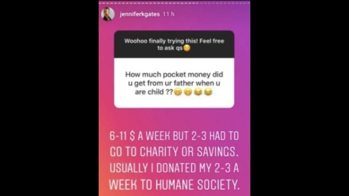 Unggahan putri Bill Gates