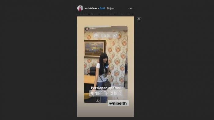 Lucinta Luna sedang bersiap untuk melakukan persiapan operasi di area alat vitalnya.