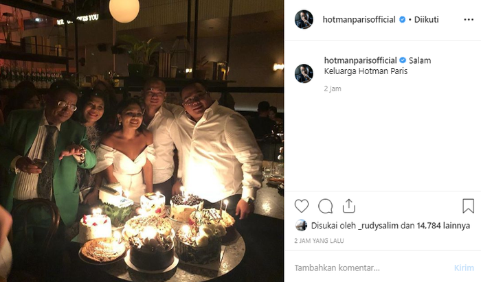 Ulang tahun Felicia Huang.