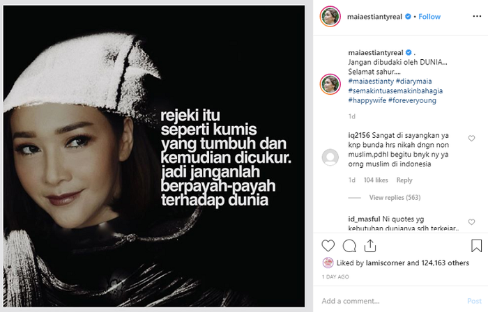 Jawaban Tak Terduga Maia Estianty Saat Status Agama Irwan Mussry Dipertanyakan