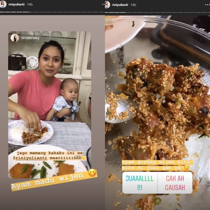 Menu buka puasa Rini Yulianti