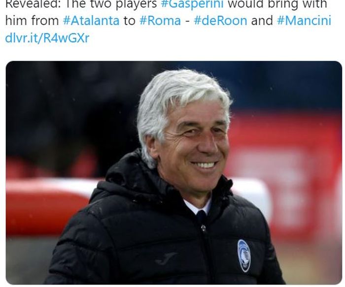 Pelatih Atalanta, Gian Piero Gasperini