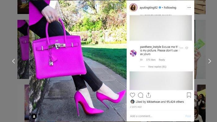 Seorang warganet memprotes Ayu Ting Ting