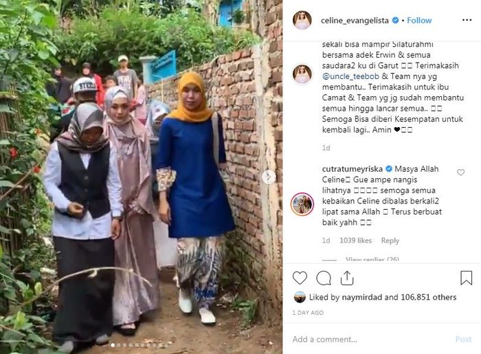 Celine Evangelista Kembali Berhijab