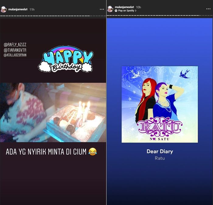 Mulan Jameela unggah lagu Ratu.