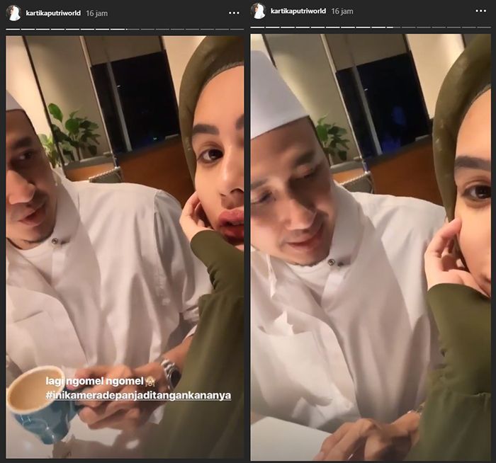 Habib Usman tertangkap kamera tengah memarahi Kartika Putri.