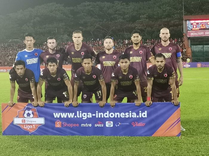 Starting XI PSM Makassar  saat menjamu Semen Padang di Liga 1 2019 pekan pertama, Senin (20/5/2019).