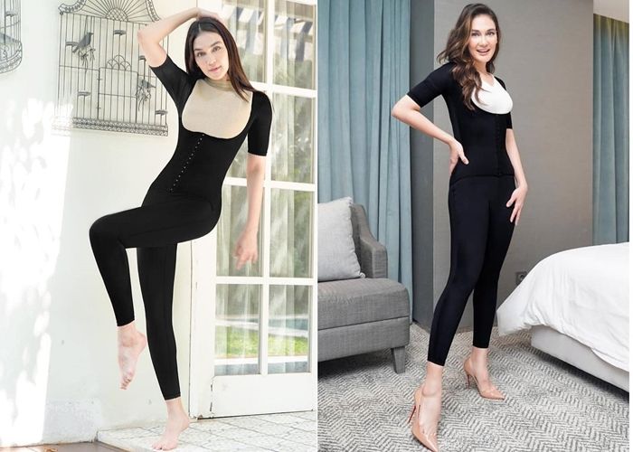 Tampilan Super Seksi Luna Maya degan Korset dan Legging Ketat Jadi Sorotan