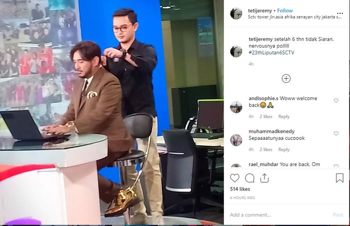 6 Tahun Tidak Siaran, Jeremy Teti Kepergok Kembali Bawakan Berita di Stasiun TV Lamanya, Tak Betah di Dunia Hiburan?