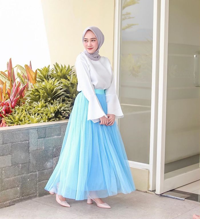 Ootd Rok Tutu Maroon Gaya Ootd