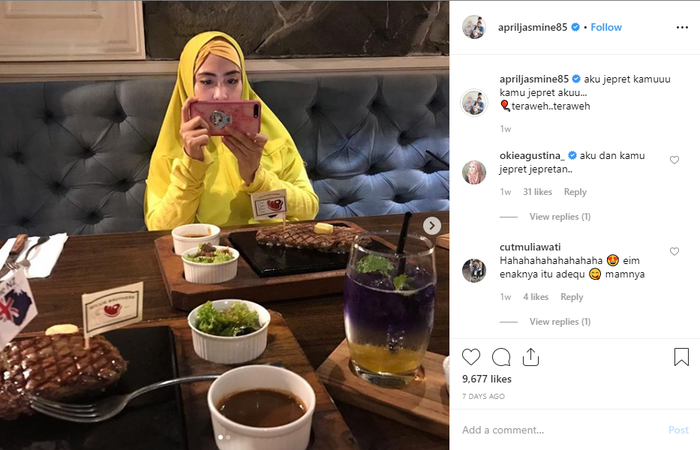 Kemesraan April dan <a href='https://pontianak.tribunnews.com/tag/ustaz-solmed' title='Ustaz&nbsp;Solmed'>Ustaz&nbsp;Solmed</a>