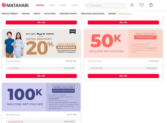 Diskon matahari app