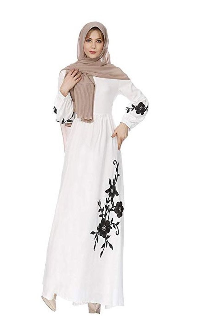 5 Model Baju Sholat Idul Fitri dengan Nuansa Putih yang 