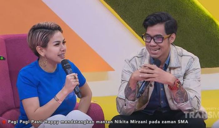 Nikita Mirzani dengan mantan kekasihnya